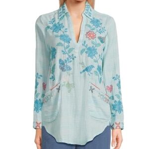 Johnny Was Petra Popover Henley